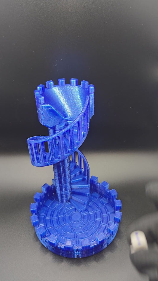 🏰 Castle Tower Spiral Dice Roller