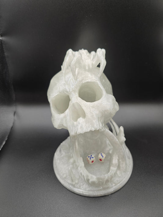 💀 Haunted Skull Dice Roller